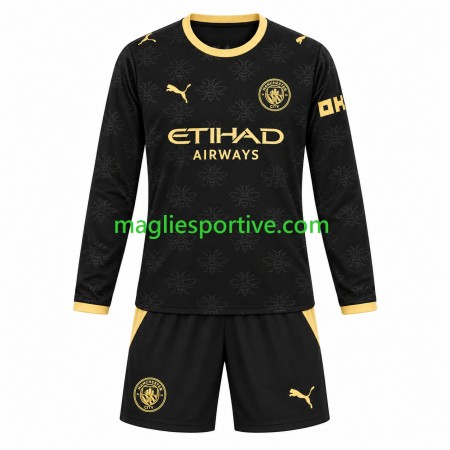 Completo Calcio Manchester City Bambino Divisa Trasferta 2026-2027 ML Completo Calcio Manchester City Bambino Divisa Trasferta 2026-2027 ML